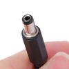 10pcs 5.5mm X 2.1mm DC Power Plugs Male Barrel Connectors Black