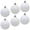 6Pcs Christmas Ball Ornaments Decorative Hanging Balls for Xmas Tree Party Home Window Door Wall Decorations Reusable