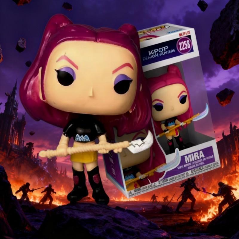 Silikon Derpy Anime Sammlermodell – KPop x Demon Slayer Zoey Rumi Mira Jinu Figur, Limitierte Geschenkidee für Erwachsene Kinder