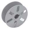 Naaimachine Spoel 32mm 6 Gaten RVS Spoel 0867150150 voor Durkopp Adler 867 868