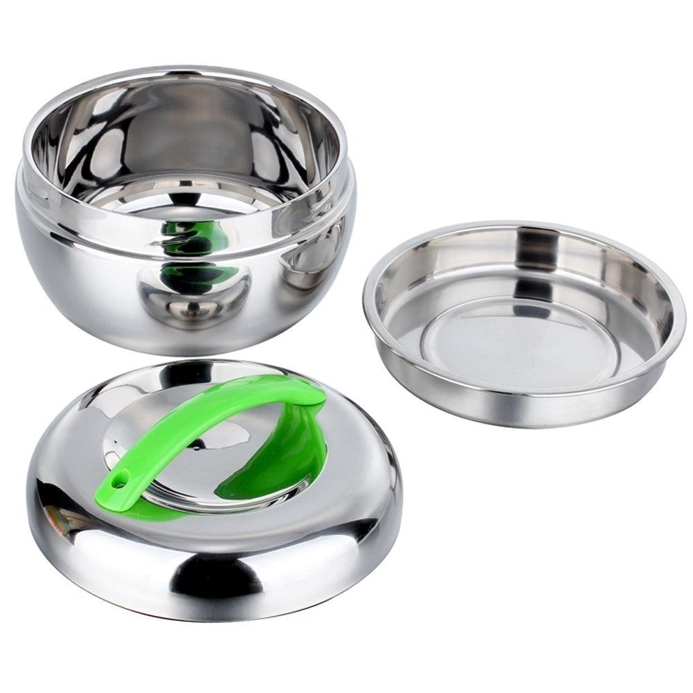 პორტატული ოფისი სკოლა იზოლირებული უჟანგავი ფოლადის ბენტო საკვების კონტეინერი ლანჩბოქსი