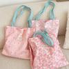 4 New Sweet Cartoon Bear Embossed Shoulder Bag Double Shopping Bag Cute Student Casual Armpit Bag