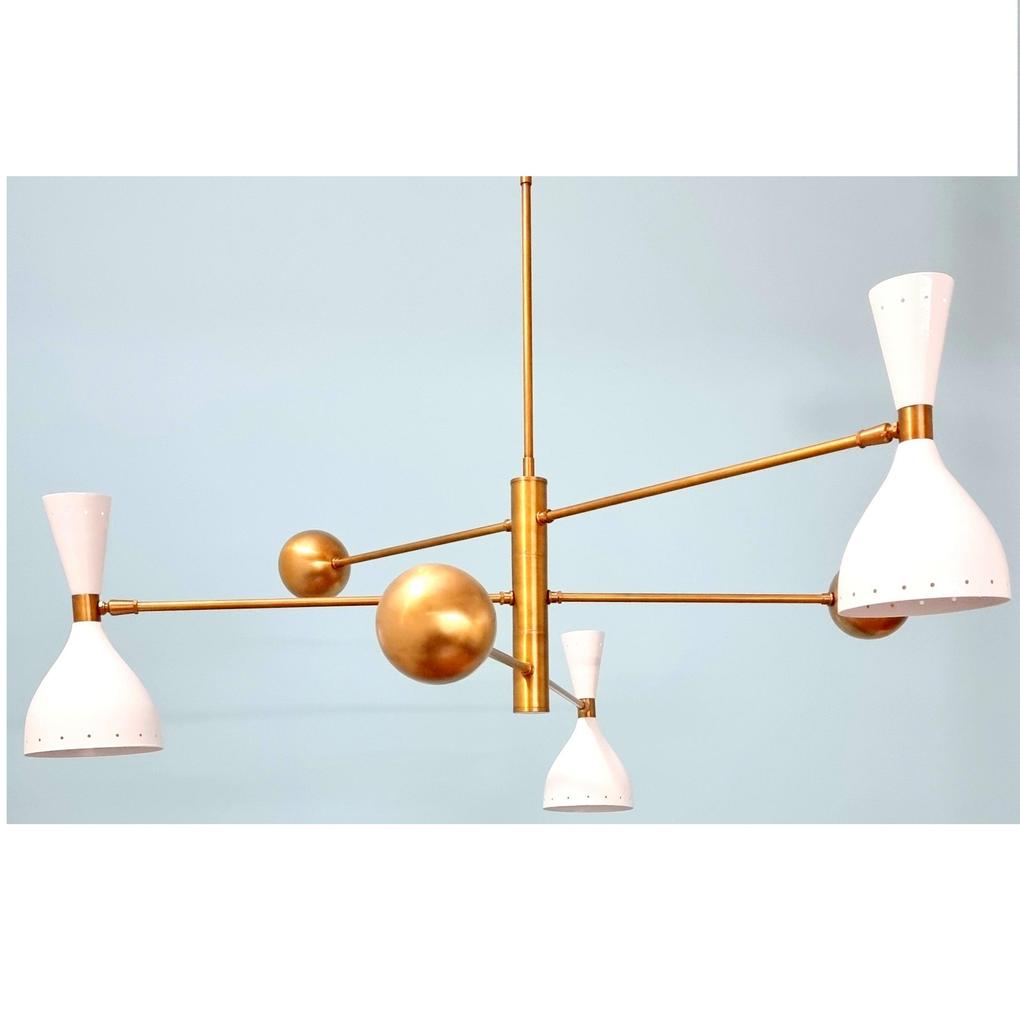 Moderní stínidla s otočnými vyváženými rameny, závěsné svítidlo Stilnovo Design, prémiová stínidla, lustr Sputnik pro všechny typy stropů