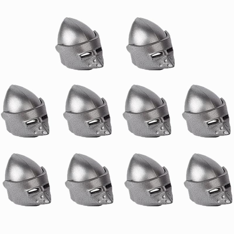 MOC Vojenské Středověké Stavební Bloky Voják Hrad Rytíři Figurky Dárky Zbraně Křížová výprava Helmy Koruna Kopí Mini Kostky QT012