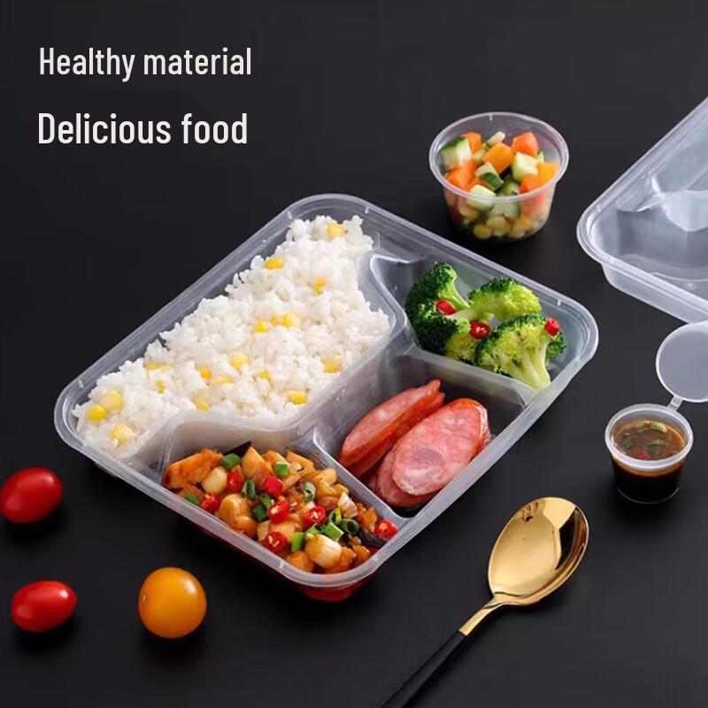 Aoran Disposable Compartmented Meal Box