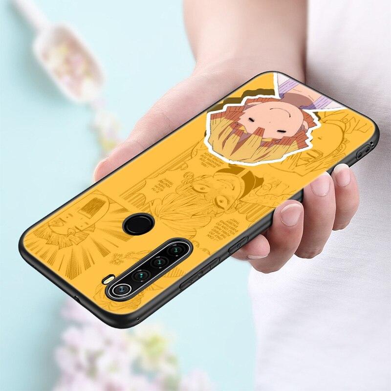 Cartoon Japan Anime Demon Slayer Silicone Phone Case For Xiaomi Redmi Note 11 10 9 8 Pro 11T 10T 10S 9S 8T 9 9A 9C 9T Cover