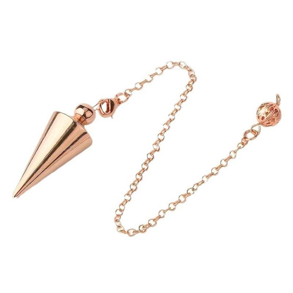 Energy Isis Pendulum Pointed Meditation Cone Metal Pendulum Witch Spiritual Pendulos Women