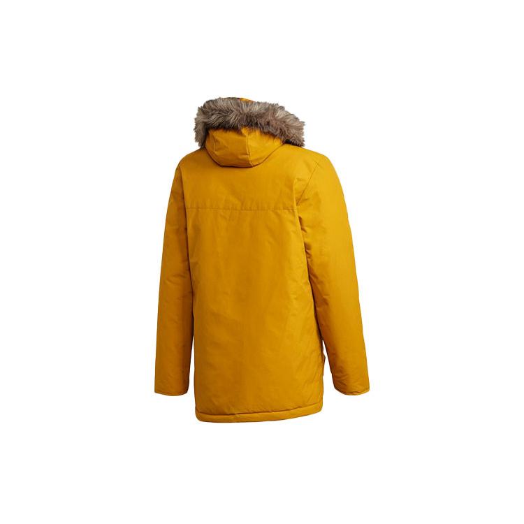 adidas Puffer Jackets Men's Yellow Hooded Moderate Other GK3551