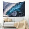 Sea Wave Tapestry, Bohemian Style, Hippies, Wall Decoration, Picnic Mat, Beach Towel, Room Decoration Aesthetics Tapestry Wall