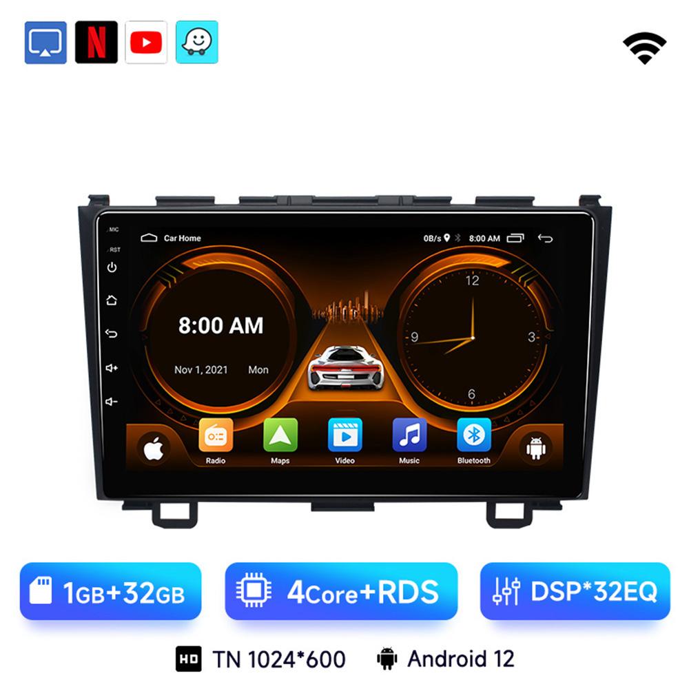 8Core Android 13 Carplay Car Radio For Honda CR-V 3 RE CRV 2007-2011 Multimedia Video Player 2 Din Navigation GPS DVD Head Unit