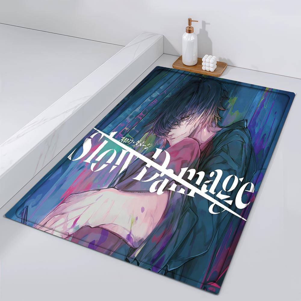 

Towa Game Door Mat S-Slow Bedside Entrance Bath Floor Decoration Corridor Door Mat Damage Carpet Living Room Balcony 40cm x 60cm