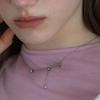 Small Crystal Slide Ball Necklace_PM25N027SS