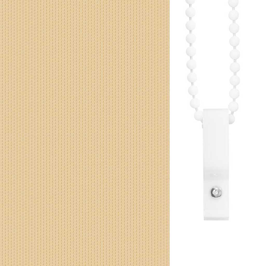 Blackout Roller Blind Beige 160 X 150 Cm Fabric Width 156.6 Cm
