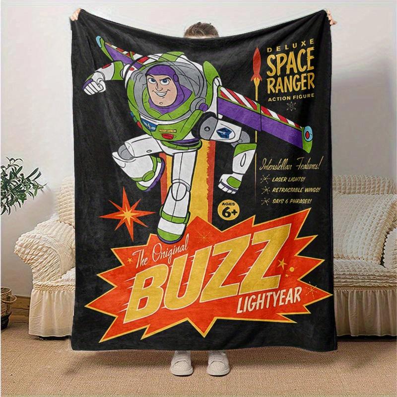 

1pc, Buzz Lightyear Deluxe Space Ranger: A Perfect Gift, Blanket, Ideal for Bedroom, Living Room, Travel, Camping, Car, Beach, Office Naps, Suitable a 130x150cm