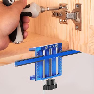 Cabinet Door Installation Positioner Accurate Adjustable Hardware Jig Guide Template Hinge Tool Cabinet Installing Positioner