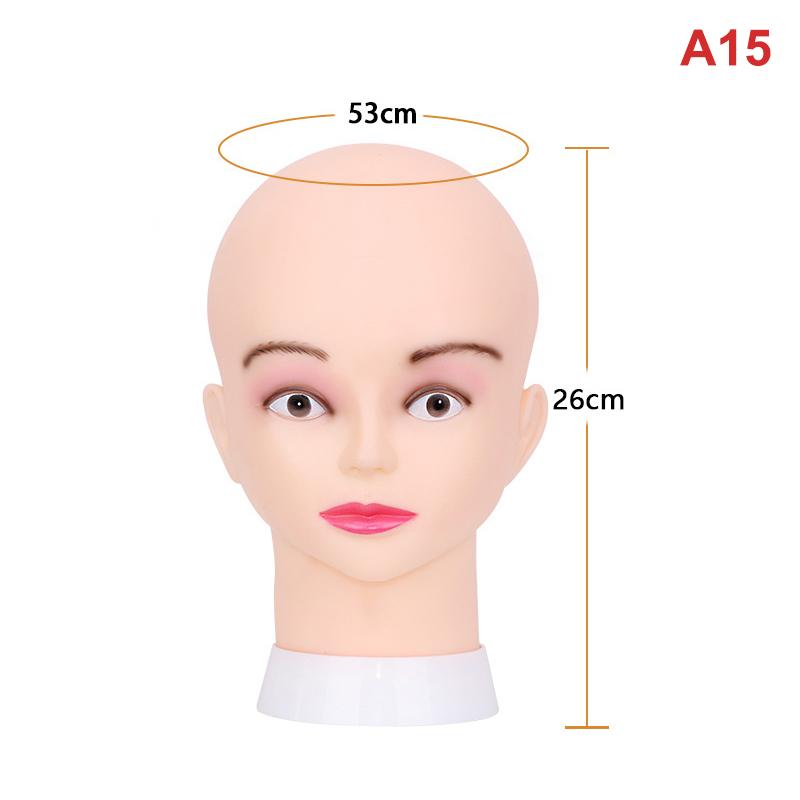 Hair Training Head Female Male Headdoll Mannequin Head Training Head For Wig Making Hairdresser Hairstylist Practice