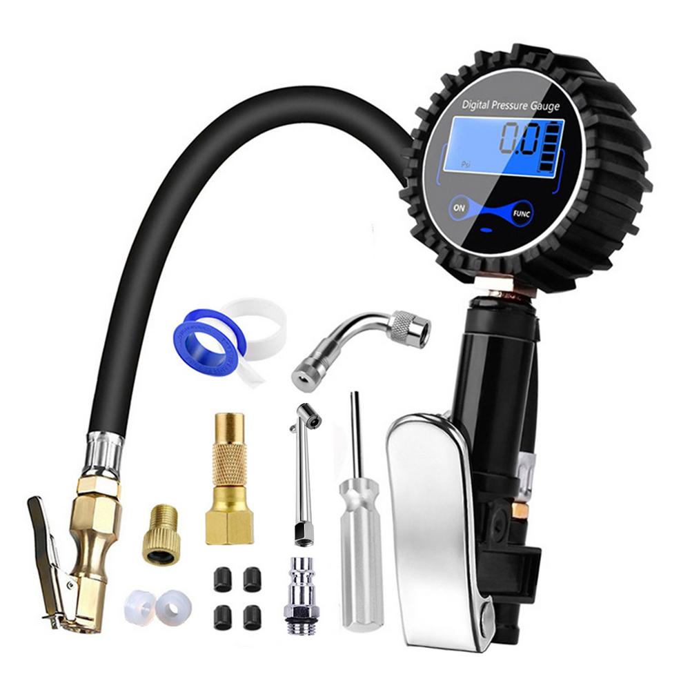 

Auto Tire Pressure Gauge LCD Digital Tyre Tester High Precision Monitor System Test Accessories for Car Truck Vehicle Motorcycle