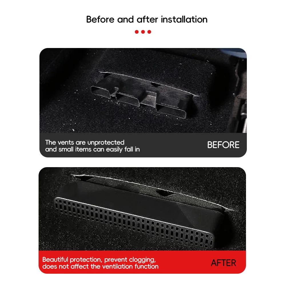 2pcs Car Air Vent Anti-blocking for BYD Atto 3 EV 2025 2025 Under Seat Car Air Outlet Cover Dust Cover Atto3 Accessories ABS