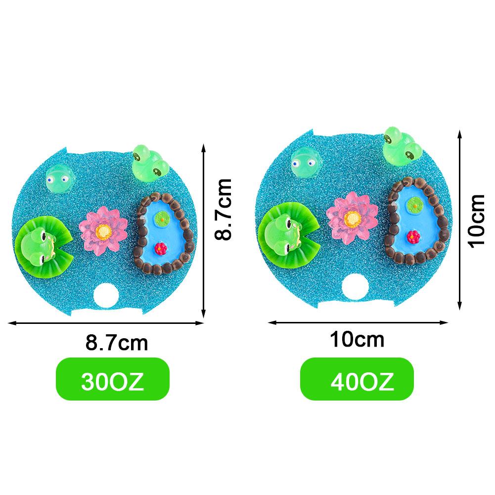 For Ice Bully Cup 30/40oz Frog Pond Brand Water Cup Accessories Compatible With For Stanley Cup Lid Frog Straw Cap Glow At Night