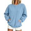 Women's Casual Sweatshirt Loose Fit Color for Everyday Wear