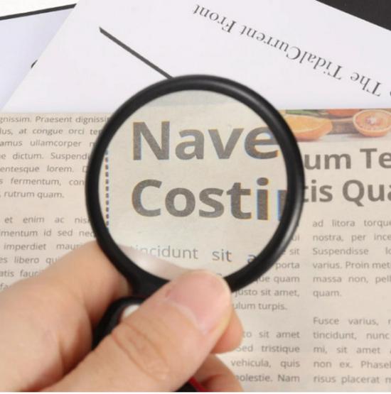 Chuda 10x 50mm Folding Leather Pocket Magnifier Case