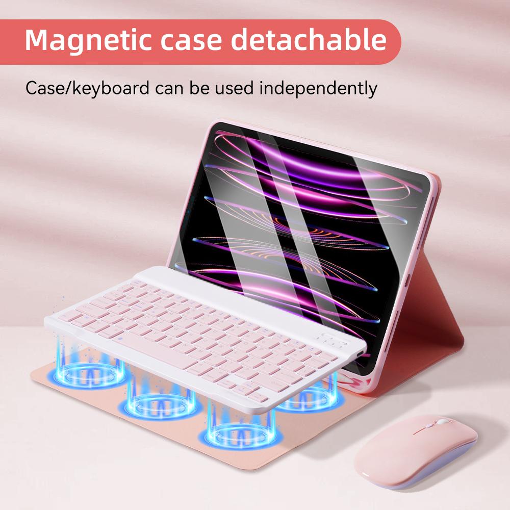For iPad Keyboard Case For iPad iPad Air 11in 13in M2 M3 Pro 11in 13in M4 Pro 11 12.9 10.2 9/8/7th 10/11th 9.7 Air 3 2 Case