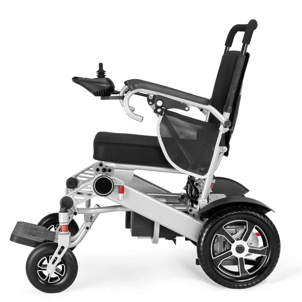 WEYRAL 203R Wózek elektryczny wysokiej klasy 350W*2 Podwójny silnik 12Ah*2 Podwójny akumulator 150KG Obciążenie Stop aluminium 40KM Zasięg Składany Dla osób starszych