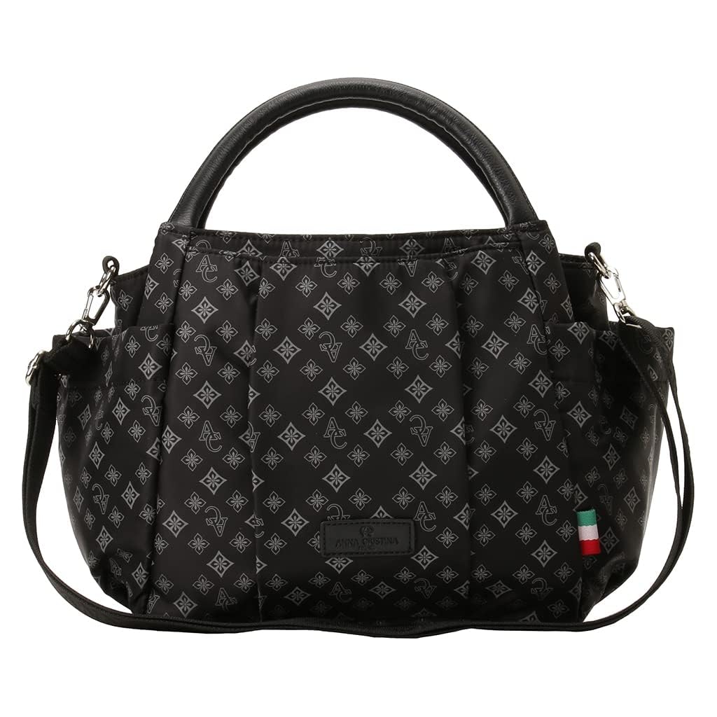 

Anna Christina Shoulder Bag Shoulder Crossbody 4A67 Black [Yubi] [Women s Bag, Bag, Handbag, 2-way, Stylish, Cute, Women s Bag]