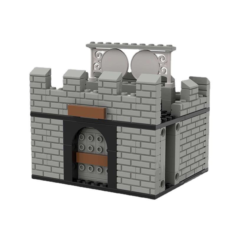 Non-Toxic Moc Medieval Ancient Watchtower Building Blocks Kit Castle Expand Soldiers' War Defense Base Twon Toy For Children Birthday Gift