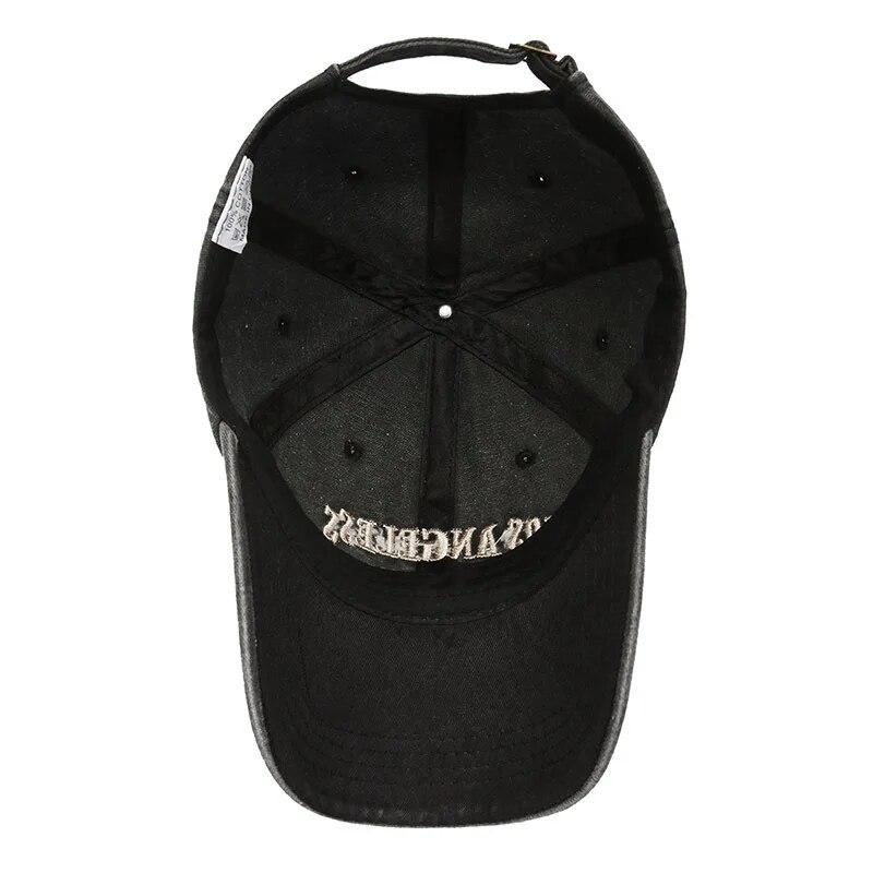 Șapcă vintage din bumbac spălat unisex, șapcă de baseball cu broderie cu litere, bărbați și femei, căciuli sport în aer liber