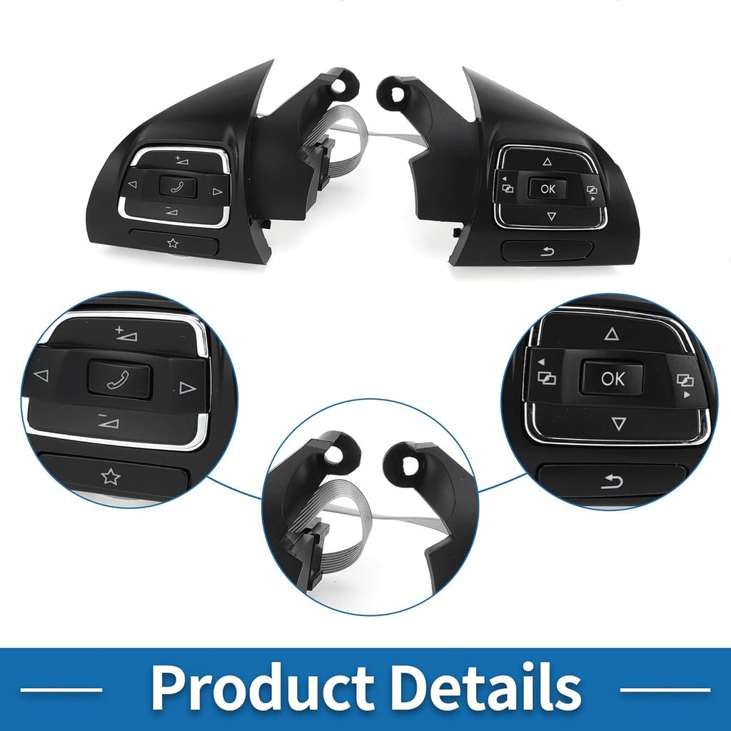 Steering Wheel Control Switch No.56D959537B for Volkswagen Passat 2011-2015 for Volkswagen Sharan 2011-2015