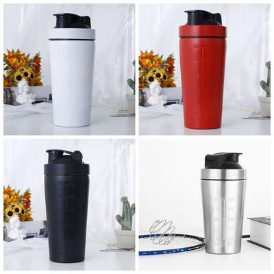 500ml/750ml Whey Shakes Cup 304 Stainless Steel Fitness Protein Powder Cup  Camping