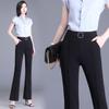 Autumn New Style Slim-fit High-waisted Wide-leg Suit Pants for Women – Stretchy, Comfortable, and Flattering
