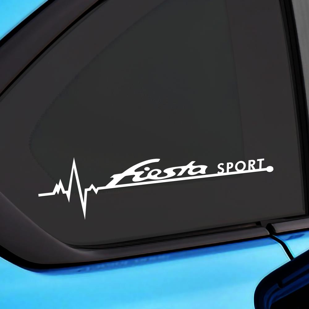 Car PVC Side Window Stickers Sport Logo DIY Decoration Film For Ford Fiesta Focus 2 Mondeo Mustang Ranger Kuga Transit STRACING