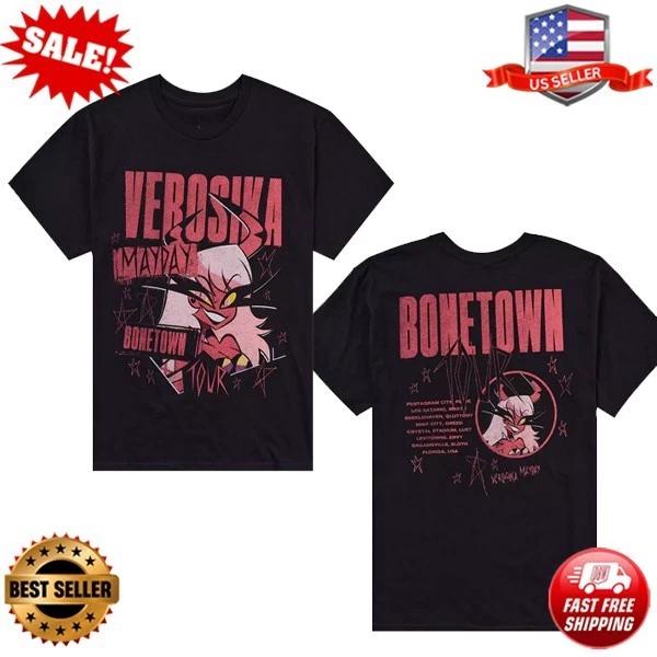 

Helluva Boss Verosika Tour Double-Sided T-Shirt S-5XL 3XL
