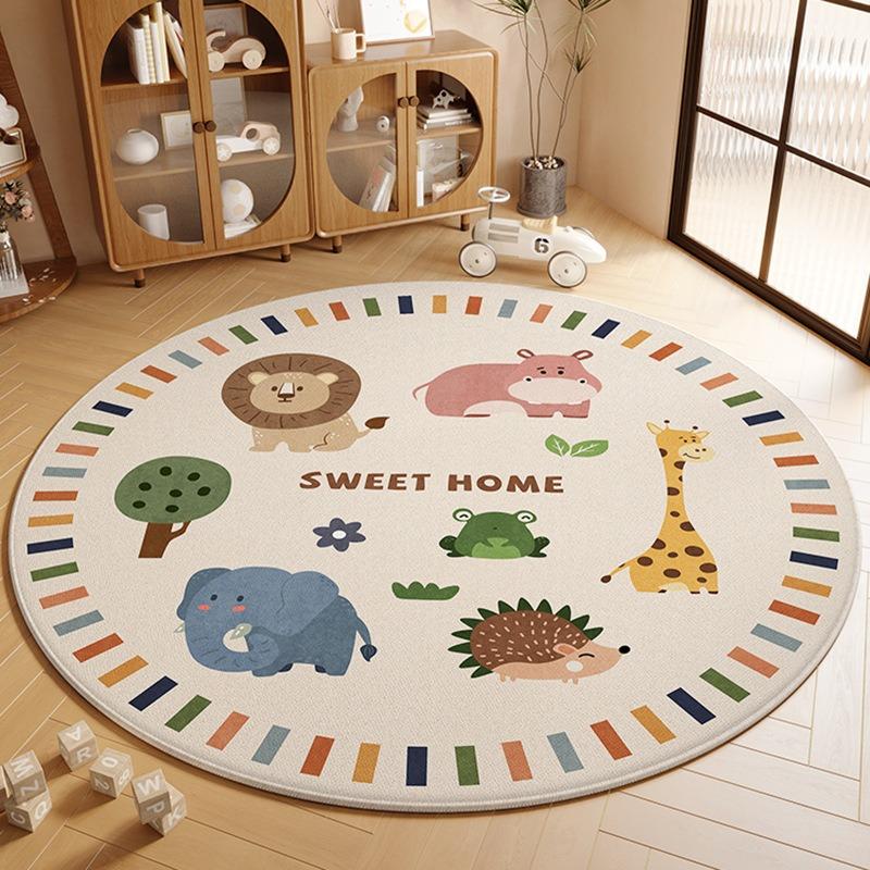 Cartoon Animal Children's Room Floor Mat Anti Slip Carpet for Children's Room Rugs for Bedroom Carpets for Living Room