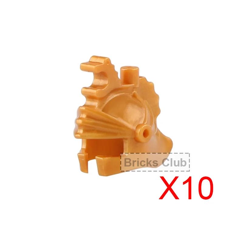 Middle Roman Knight Dwarf Helmet Feather Accessories Building Blocks Medieval Green Dragon Blue Lion Crusader Lord Shield MOC