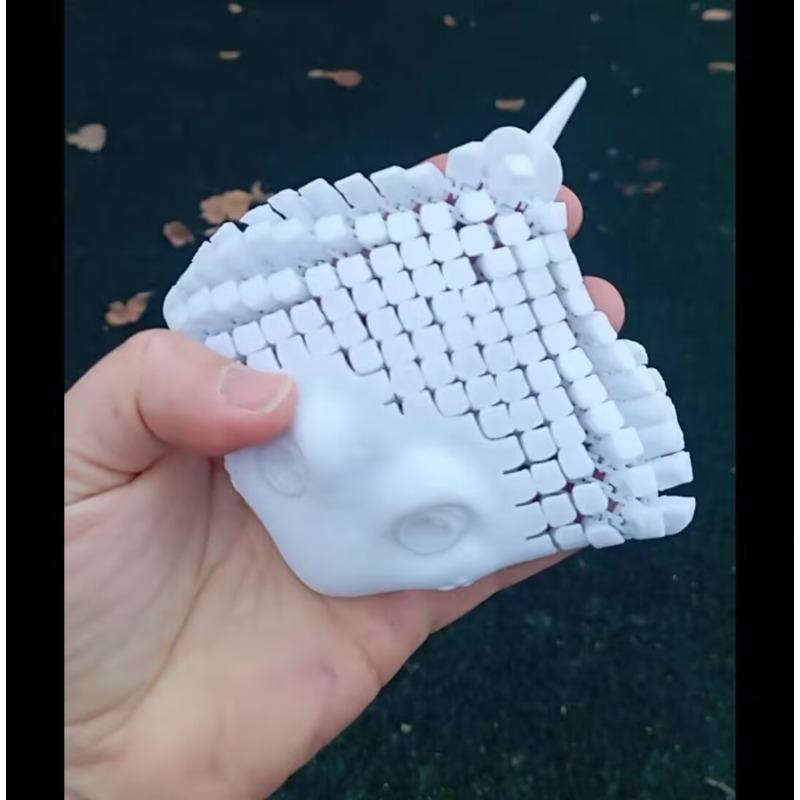 3D Printed Aquatic Animal -Bionic Manta Ray Stingray Boy Relief Desktop Decoration Flexible Sea Creature Gifts for Everyone