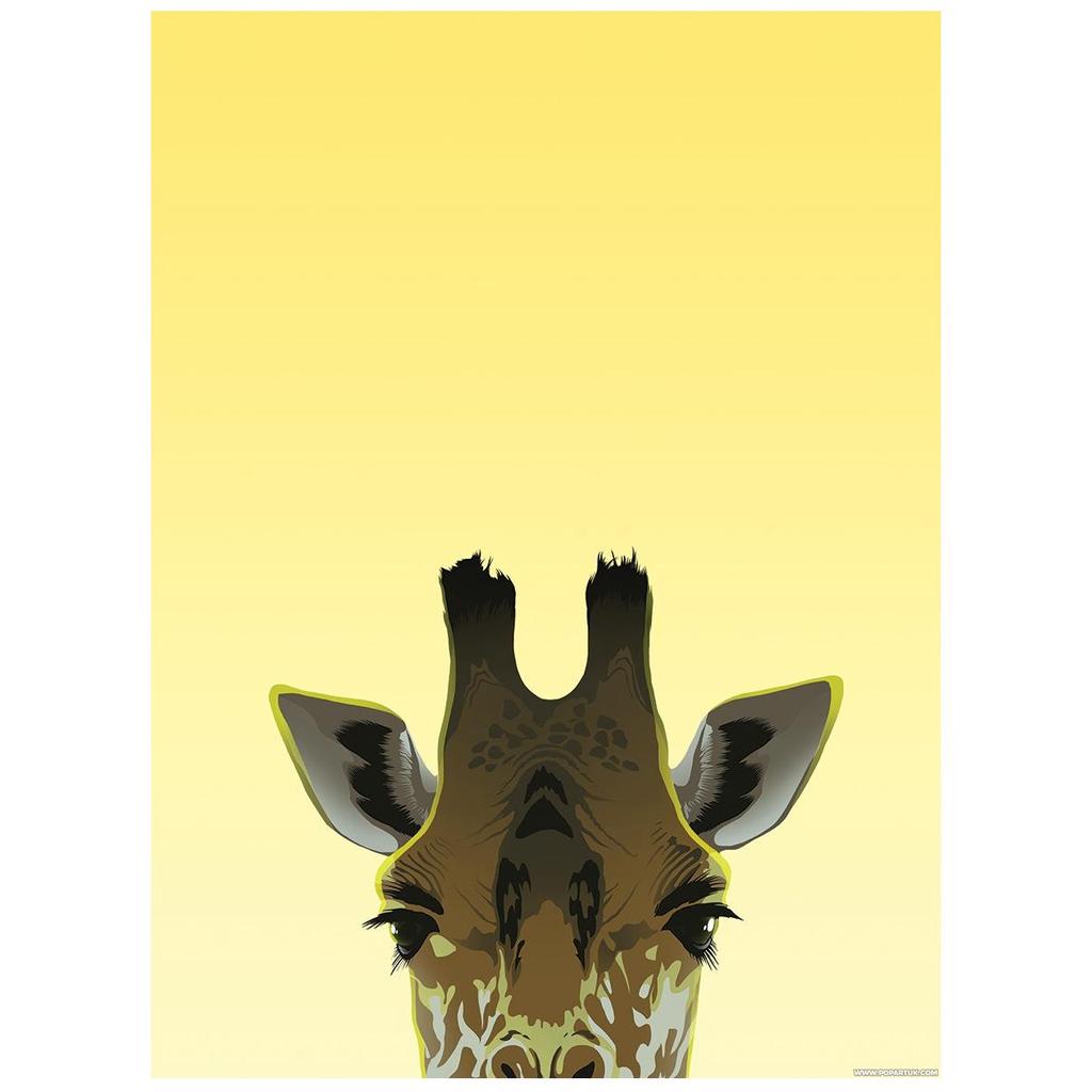 Inquisitive Creatures Mini poster Giraffa che spunta