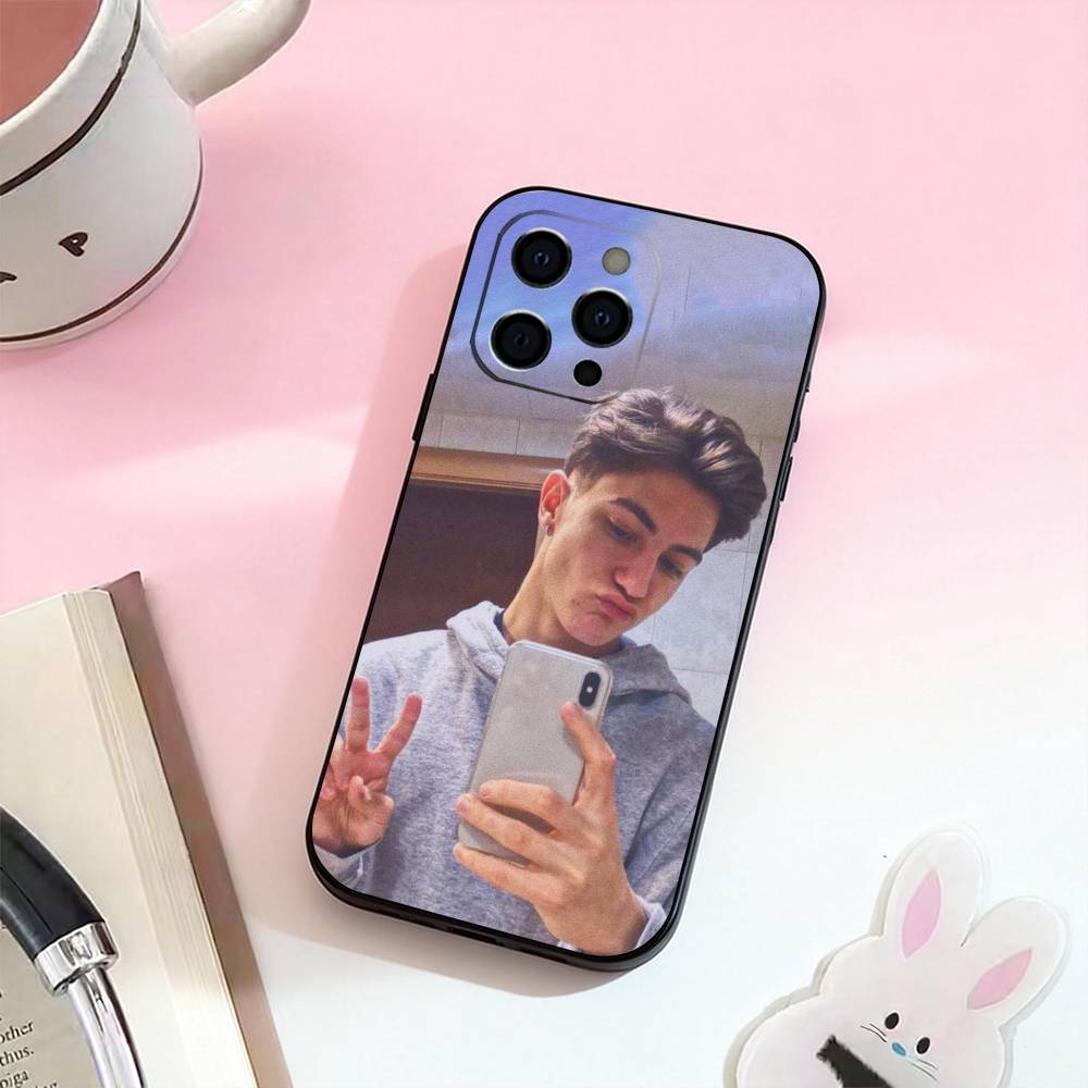

E-eric uiiz Minibuyer Phone Case For iPhone 17,16,15,14,13,12,11 Plus,Pro Max,Soft Silicone Black Cover iPhone17
