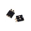 2.54mm Black Gold-Plated DIP Switch, 1P To 8P, Straight Insertion Toggle