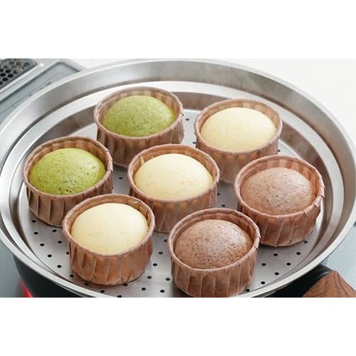 Kakusei Frying Pan Steamer, Steamed Food, Diameter 30.6cm X Height 15.9cm, Shikisai (Four Seasons Colors), FSC-09