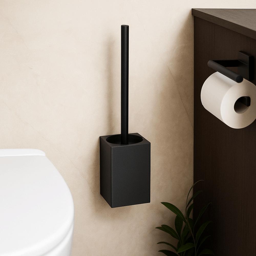 Metal Shell Toilet Brush Set No Dead Angle Bathroom Cleaning Brush  WC Maintenance