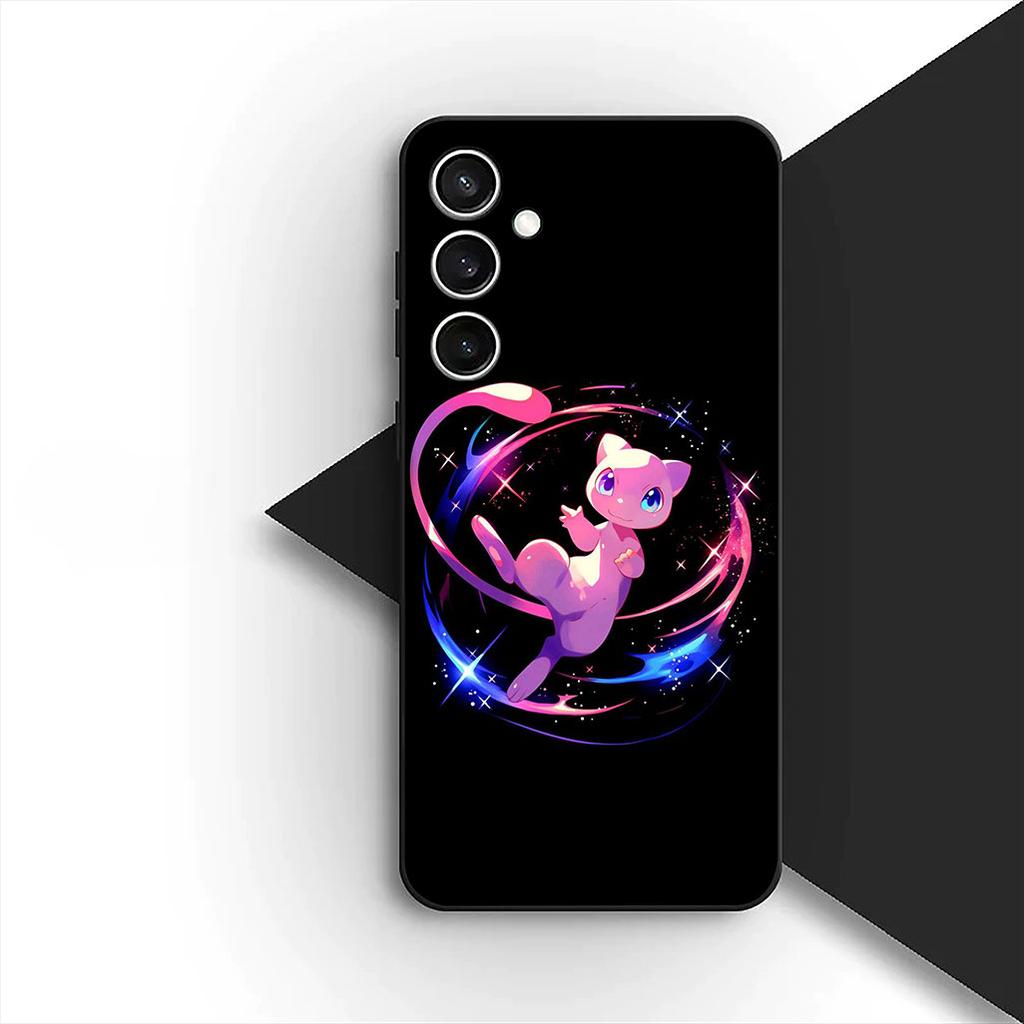Cover for Samsung Galaxy S24 S25 S23 FE Ultra Plus S7 Edge S25+ S23+ A56 5G Phone Case Mewtwo P-Pokemons Mew two P-Pikachus