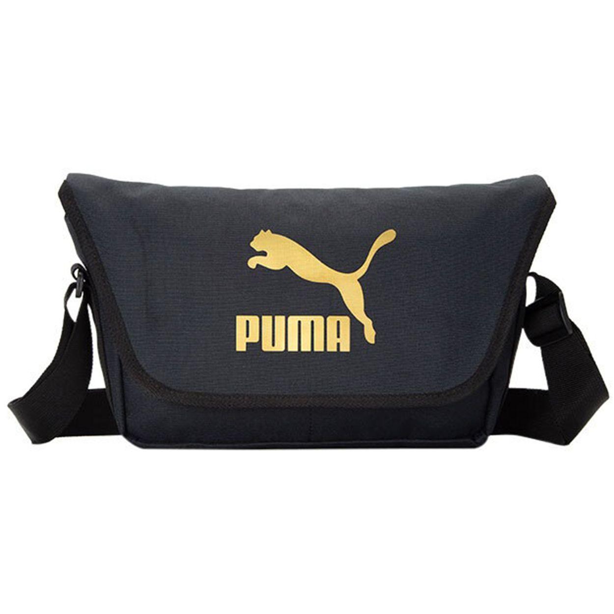 Puma Originals Urban Mess Sports Fashion Casual Polyester Mini Shoulder Crossbody Bag Unisex bags Black 078484-01 OSFA