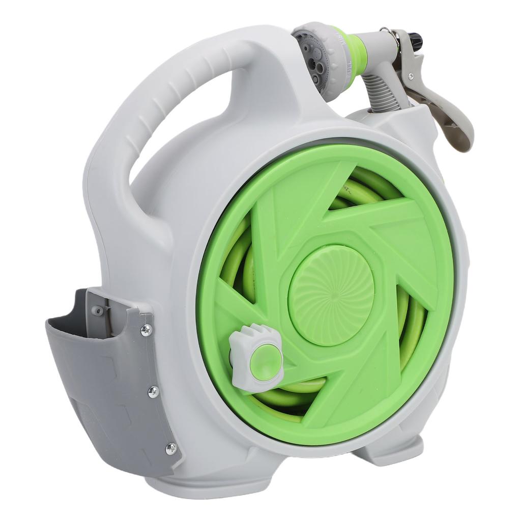 Retractable Garden Hose Reel, 45.9ft Portable Hose Reel, for Garden Watering Balcony Patio Car Washing Pet Cleaning