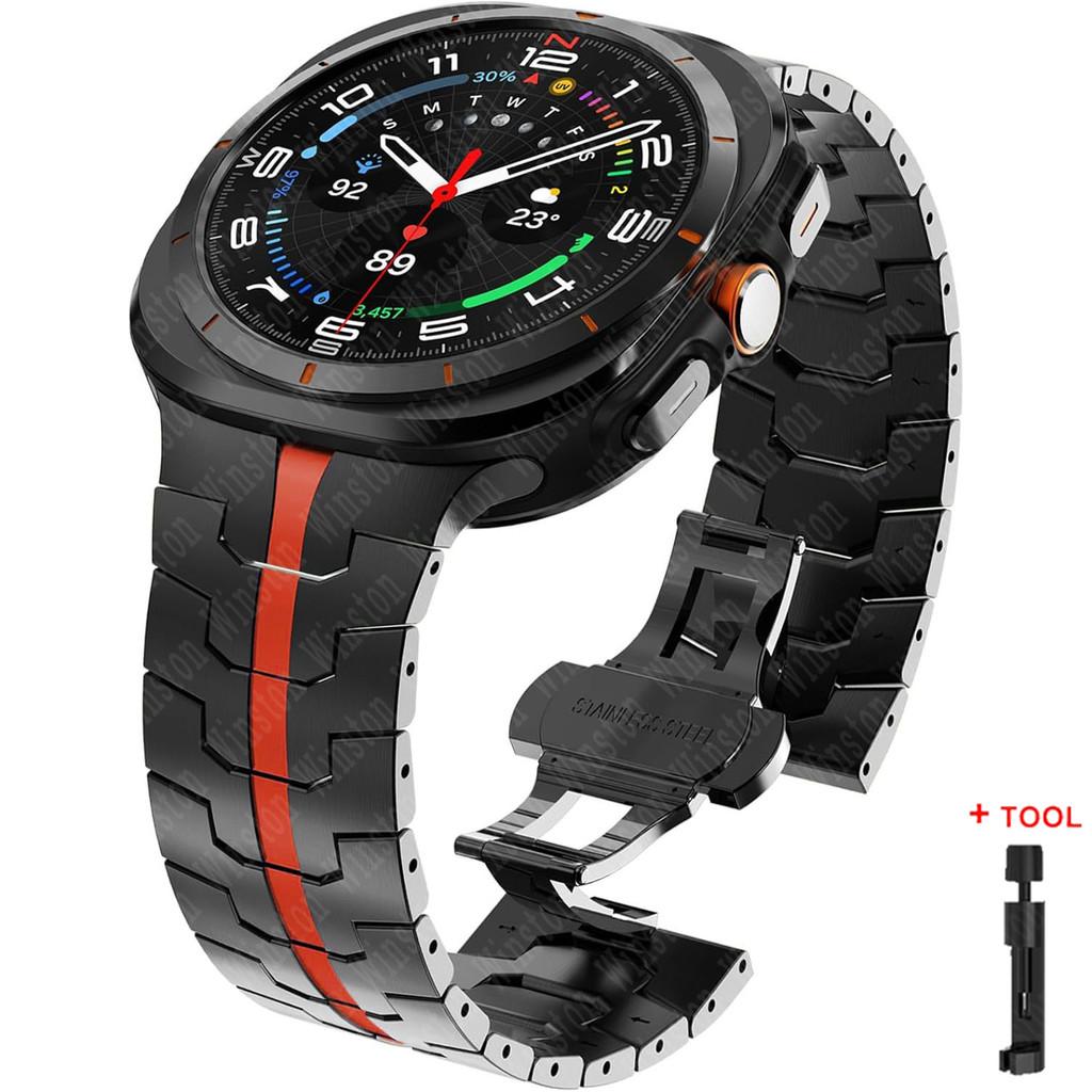 Bracelet for Samsung Galaxy Watch Ultra 2025 Correa Stainless Steel Metal Band for Samsung Ultra 7 Galaxy Ultra 47MM Wrist Strap