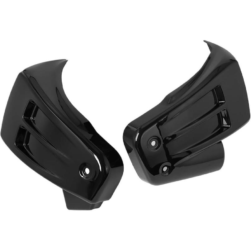 

Motorcycle Left and Right Battery Side Cover Fairing Compatible with M8 Softail FXFB FXFBS Fat Sport Glide 2018-2022(Black)