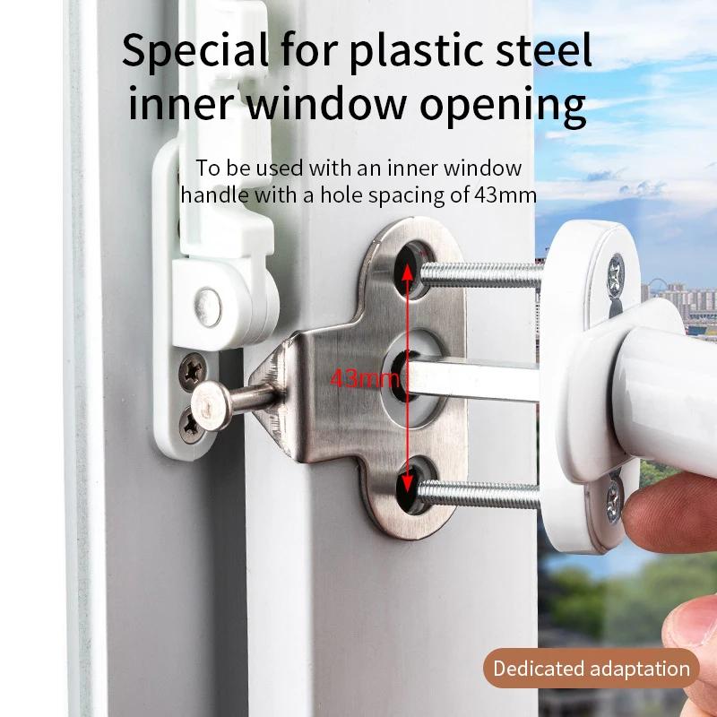 Window Support Wind Hook Latches Stainless Steel Limiter Latch Wind Brace Stay Position Stopper Heavy Duty Gusset Fixed