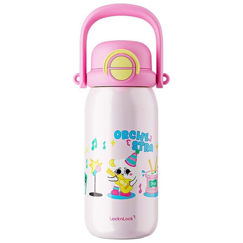 

LOCK&LOCK Cartoon Insulated Straw Water Bottle